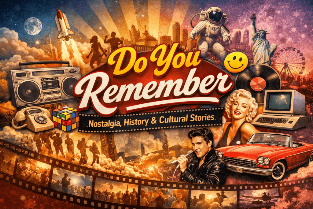 Do You Remember – Nostalgia, History & Cultural Stories